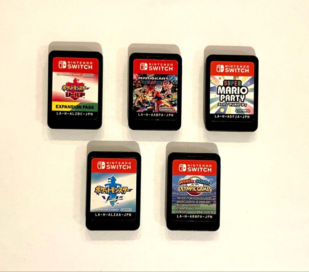 ポケットモンスターシールドエキスパンションパス含む Switchソフト5ヶセット