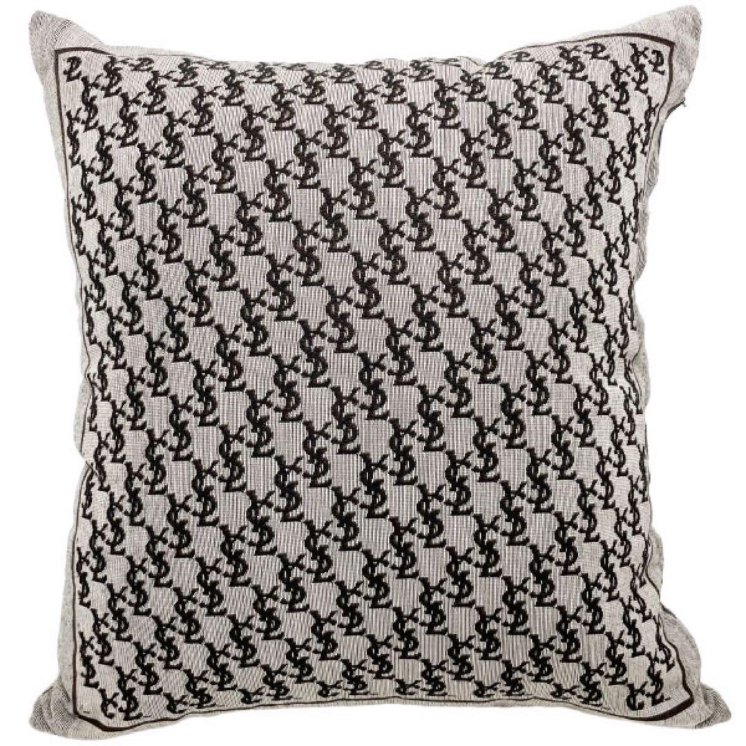 正規品 美品 イヴサンローラン YSL クッション 枕 ソファ 【T14583】