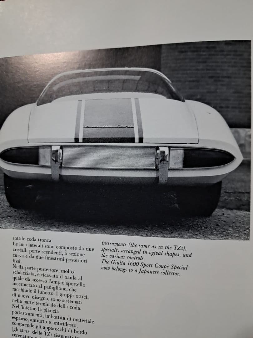 希少 洋書 Alfa Romeo-Zagato SZ TZ 解説 写真集