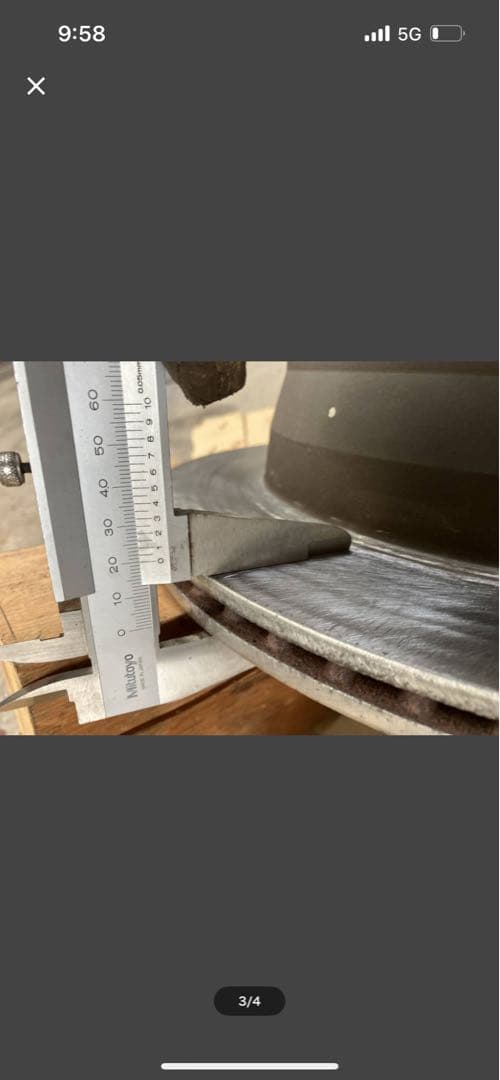 07エスカレードリアブレーキローター