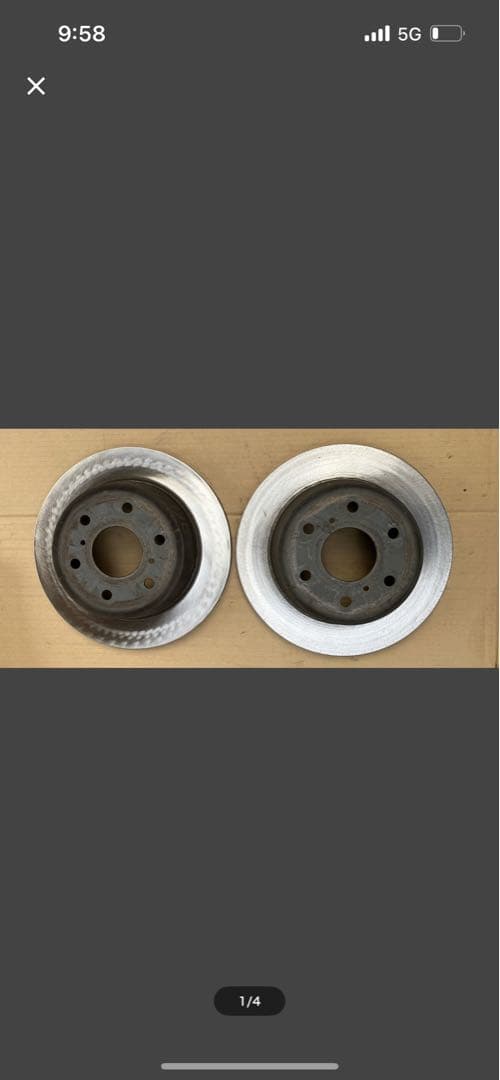 07エスカレードリアブレーキローター