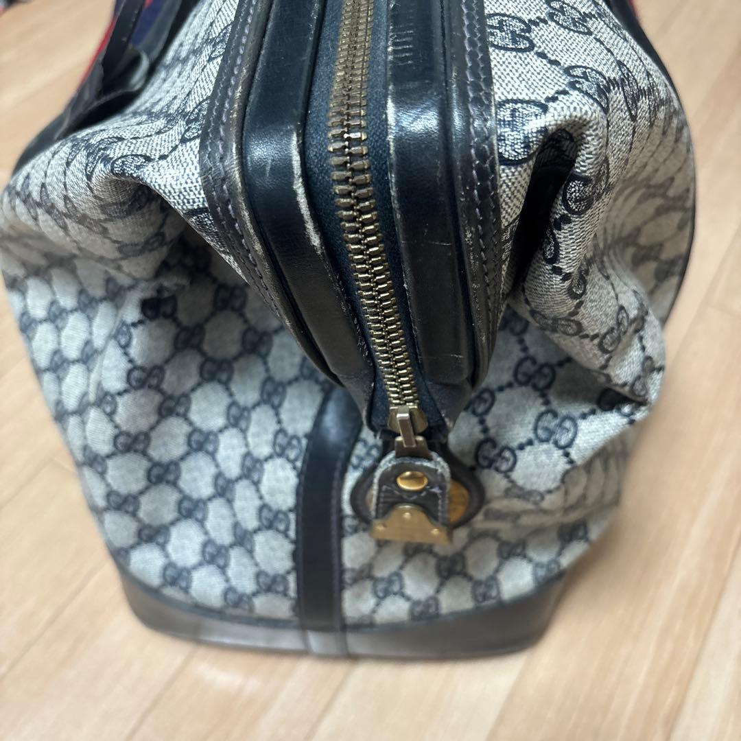 GUCCI ボストンバッグ GGパターン オールドGUCCI