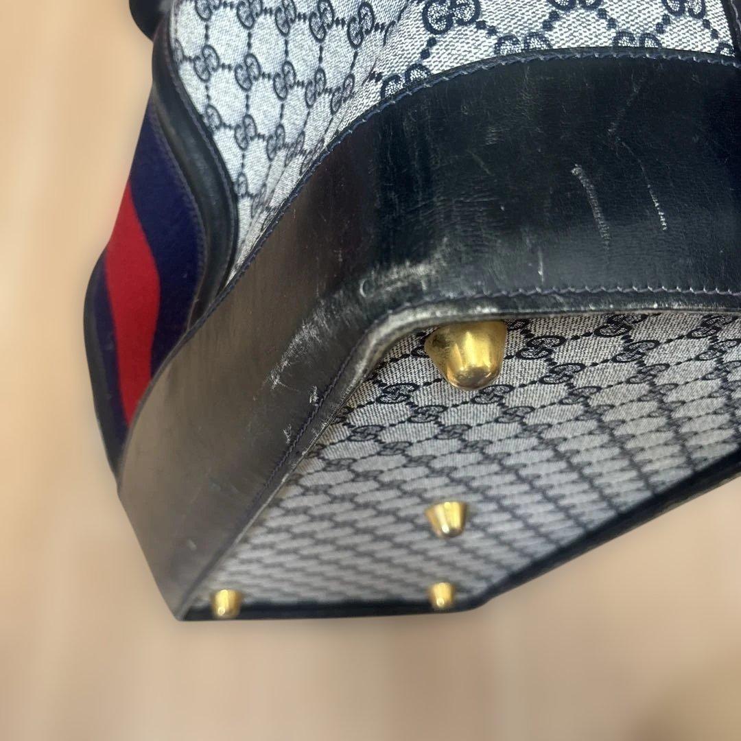 GUCCI ボストンバッグ GGパターン オールドGUCCI