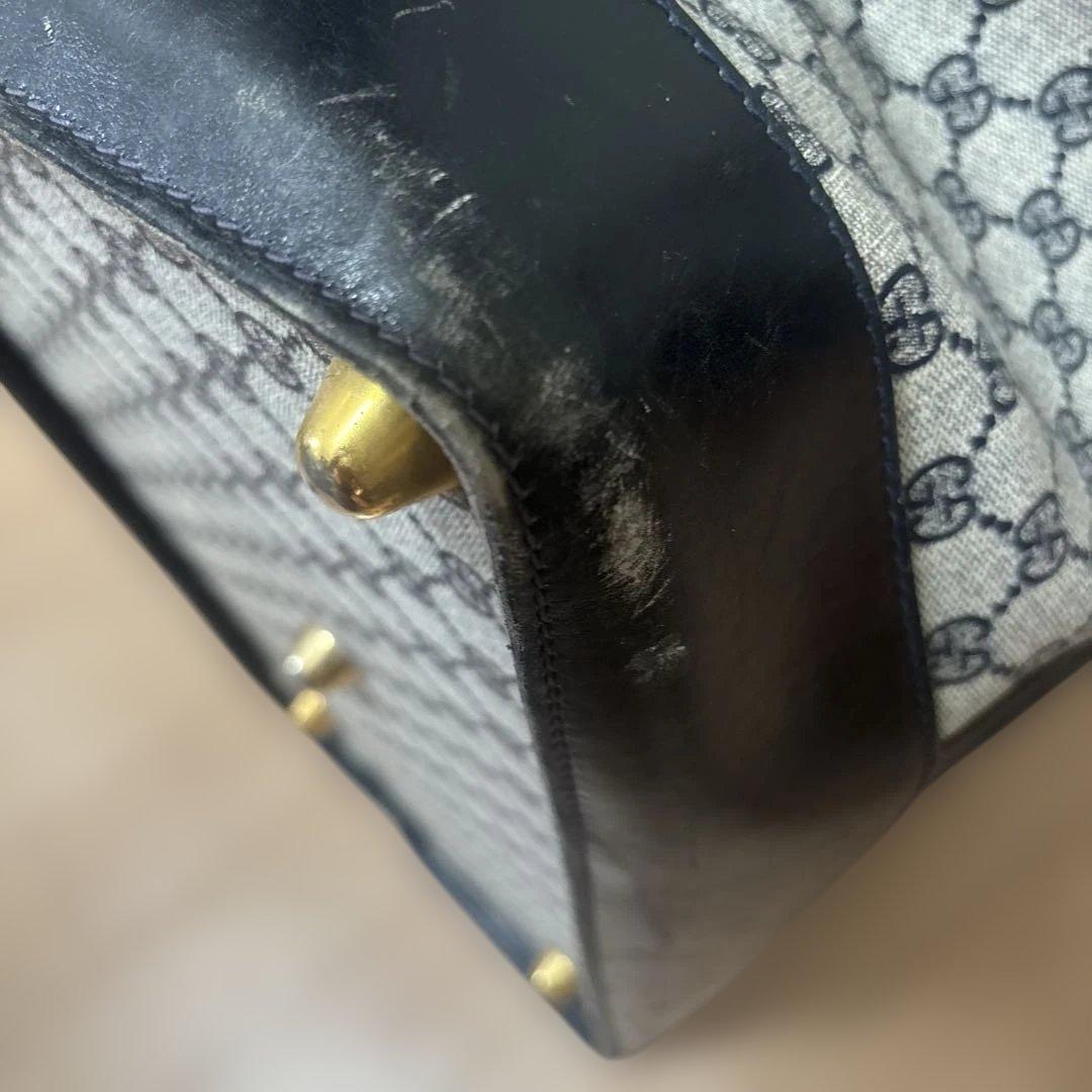 GUCCI ボストンバッグ GGパターン オールドGUCCI