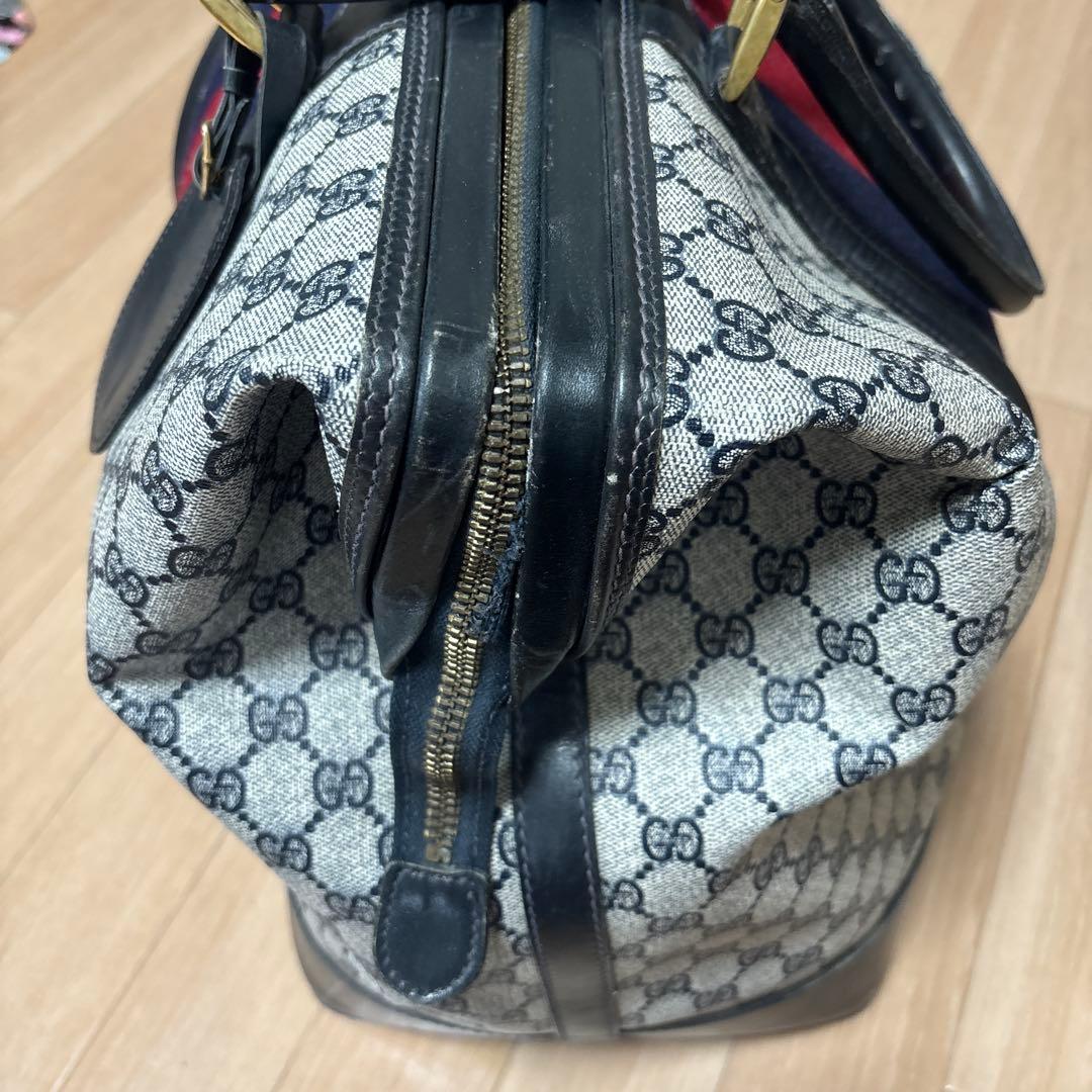 GUCCI ボストンバッグ GGパターン オールドGUCCI