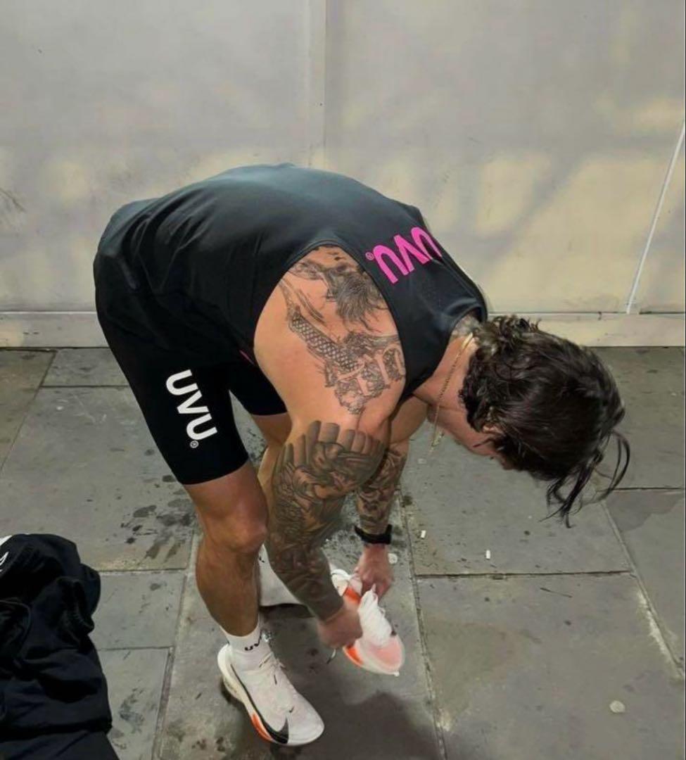 UVU CLUB ハーフタイツ ブラック S ジョギング ランニング