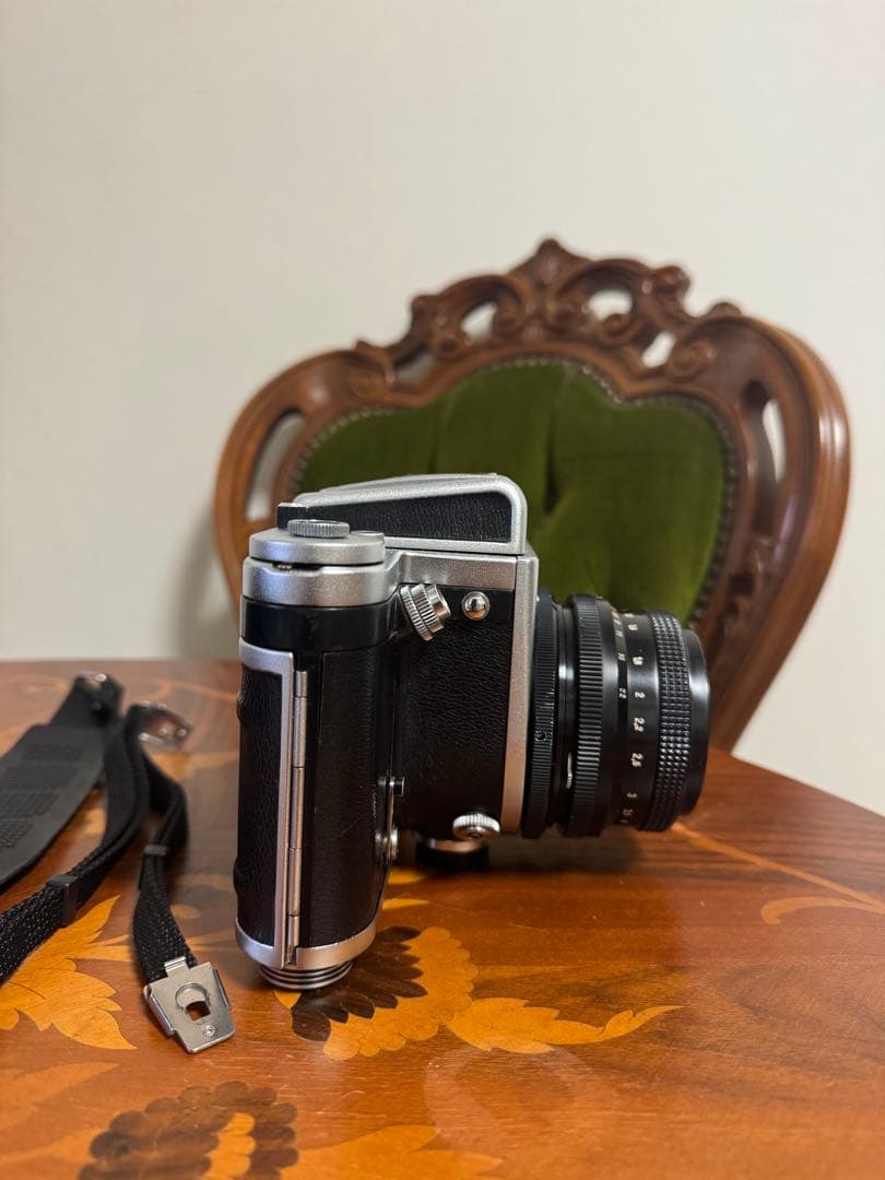 【実写確認済、完動品】PENTACON six TL Carl Zeissレンズ