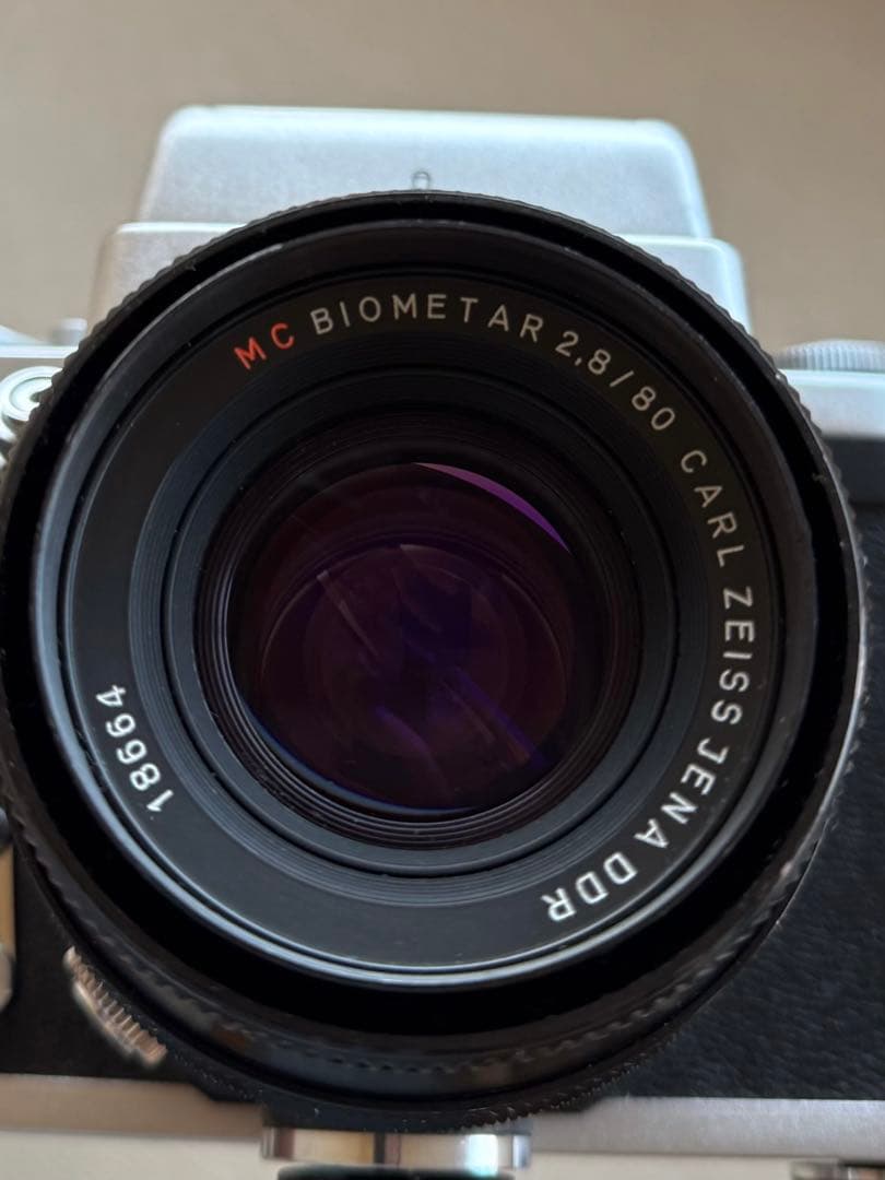 【実写確認済、完動品】PENTACON six TL Carl Zeissレンズ