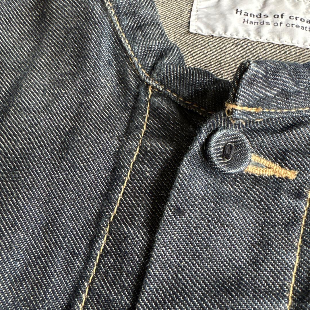 Hands of creation リネンデニムジャケット