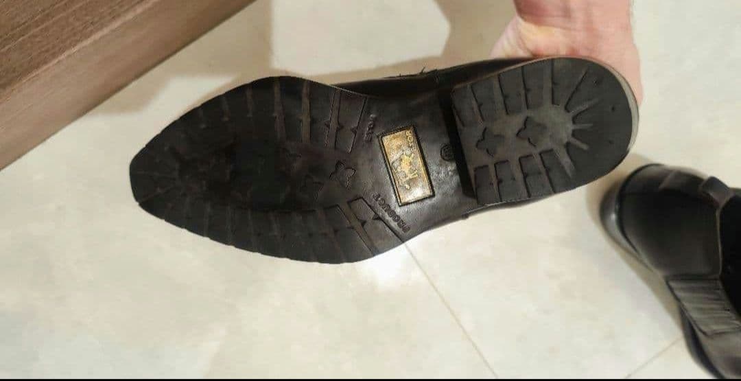 メンズ本革ウエスタンブーツ