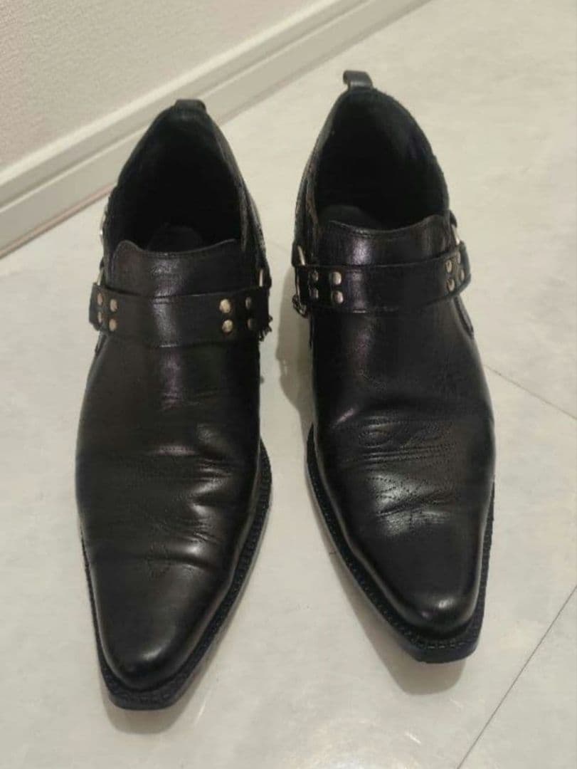 メンズ本革ウエスタンブーツ