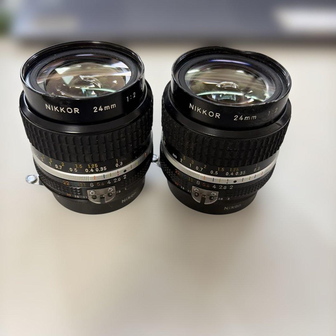 キ*２様 Nikon Ai NIKKOR 24mm 1:2 F2 2個　ジャンク