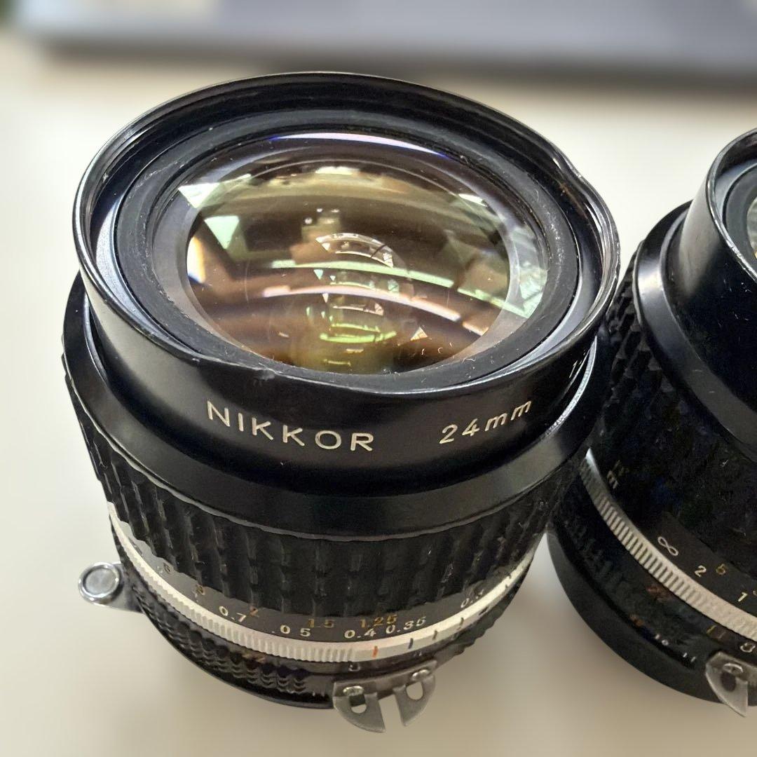 キ*２様 Nikon Ai NIKKOR 24mm 1:2 F2 2個　ジャンク