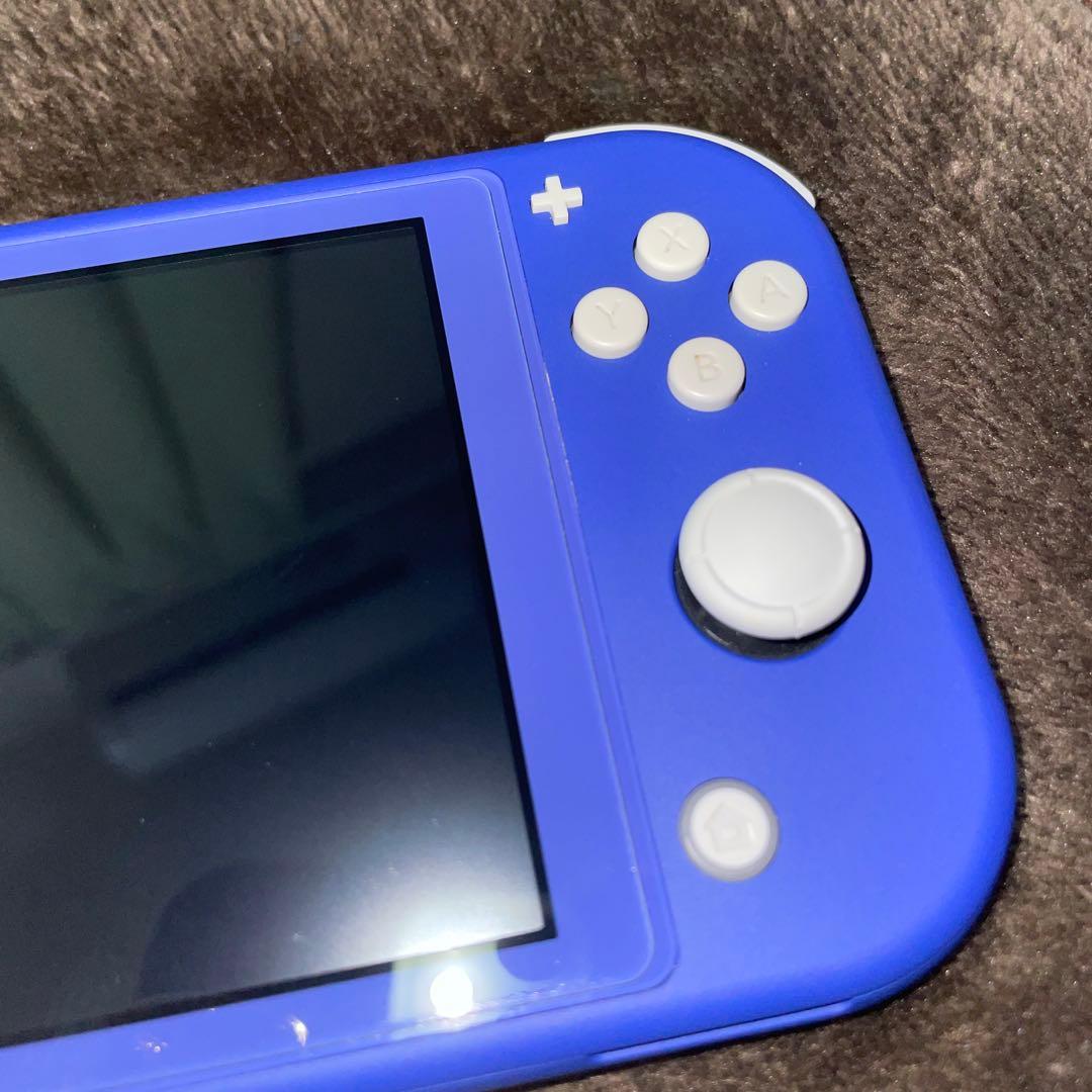 Nintendo Swith Lite本体　ブルー　充電器、ケース付