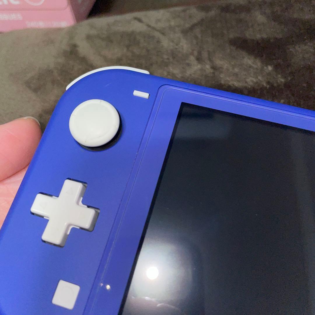 Nintendo Swith Lite本体　ブルー　充電器、ケース付