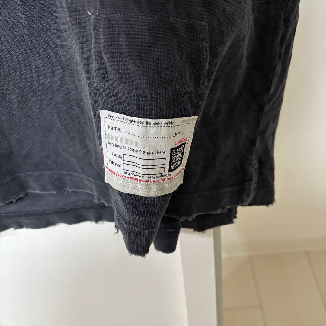 Maison Mihara Yasuhiro Tシャツ ダメージ加工