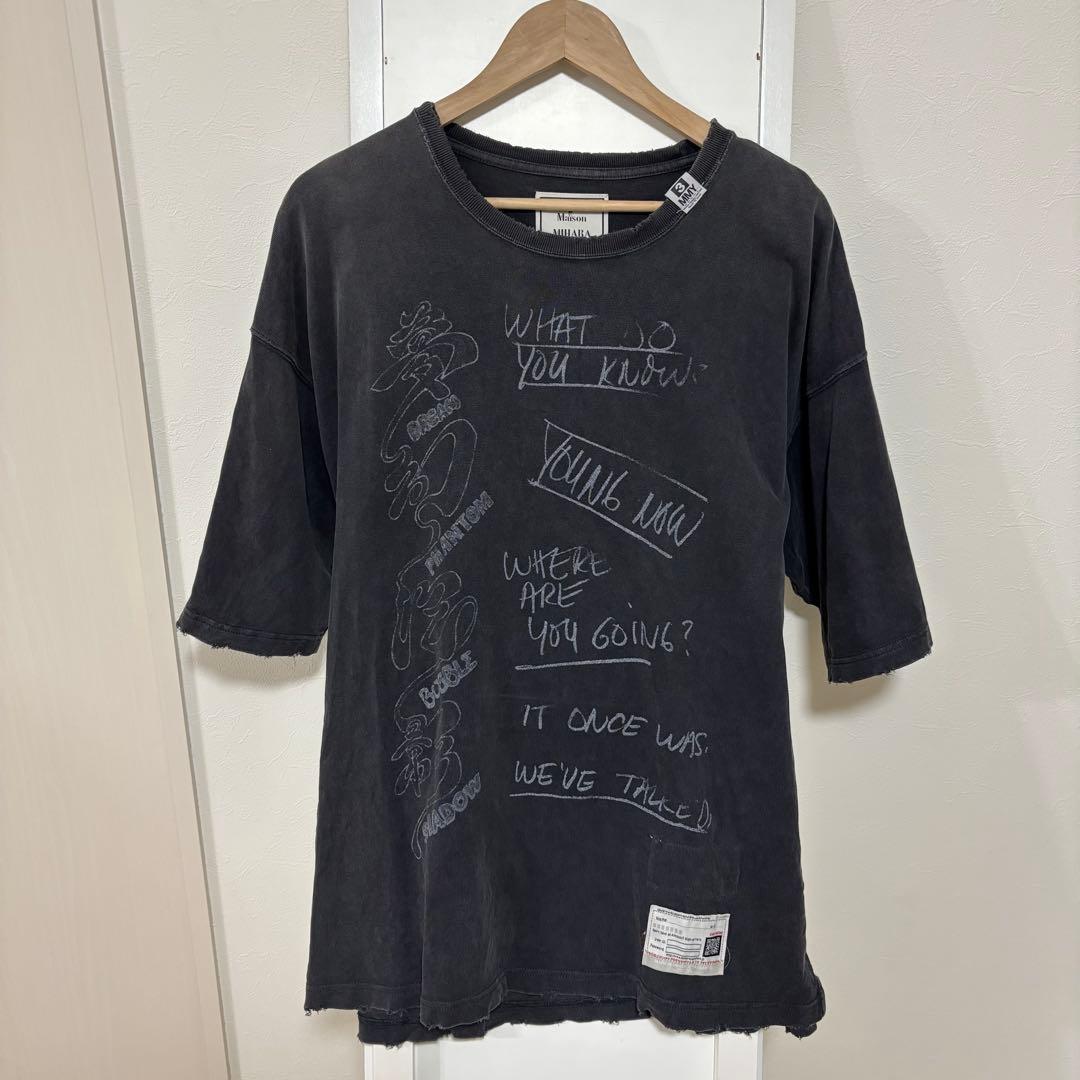 Maison Mihara Yasuhiro Tシャツ ダメージ加工