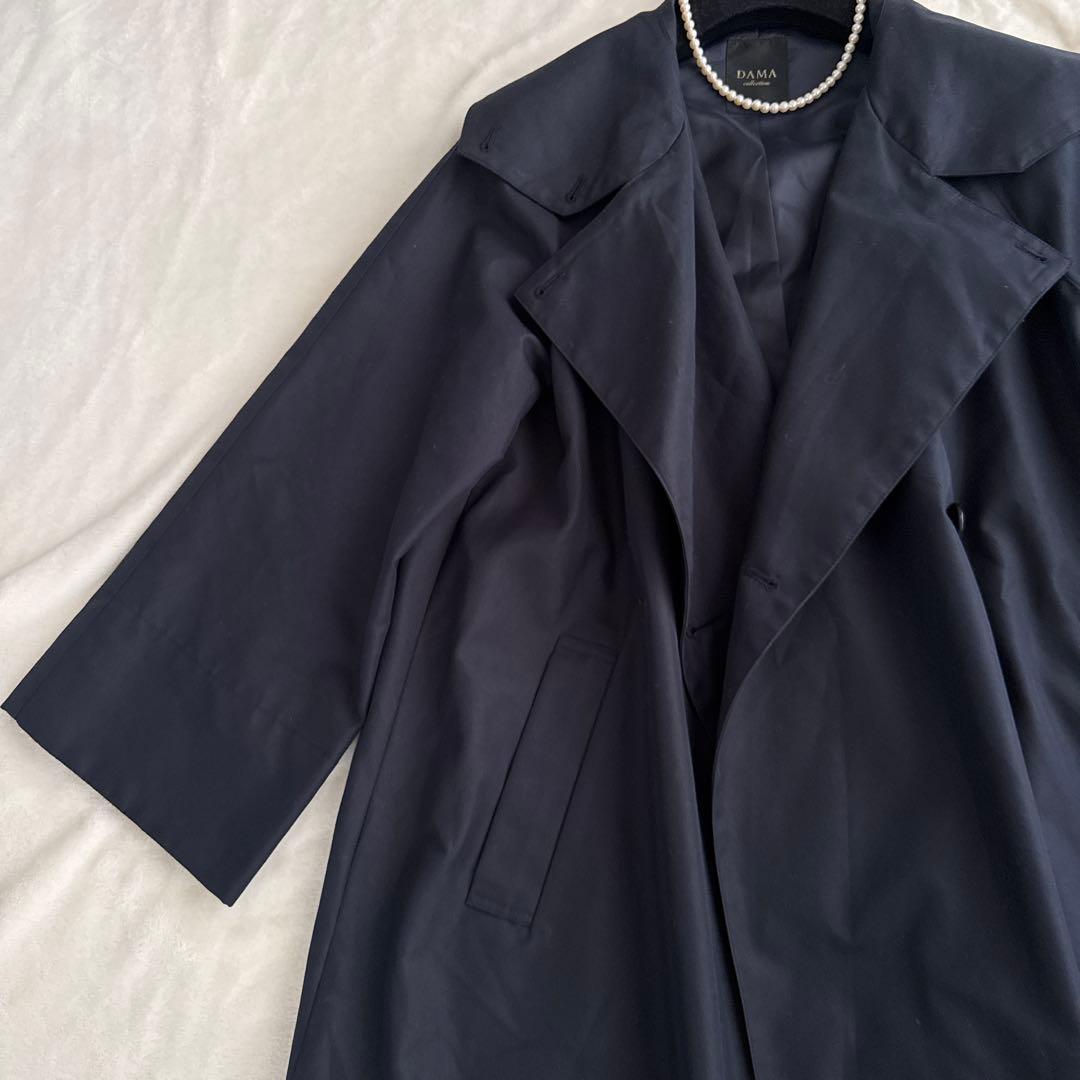 ハナ様　DAMA ダーマコレクション ネイビー 撥水 コート 紺
