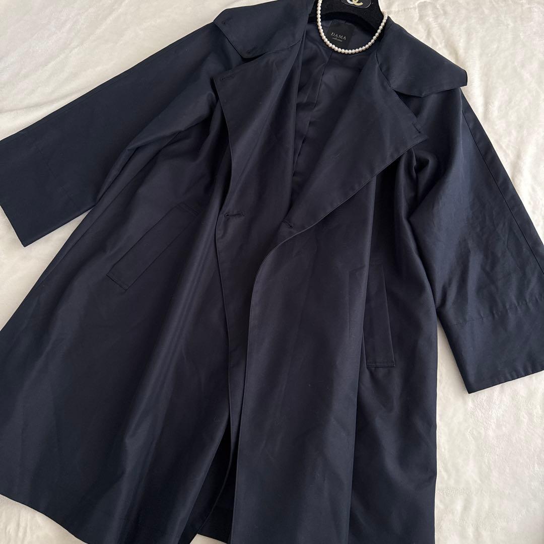 ハナ様　DAMA ダーマコレクション ネイビー 撥水 コート 紺