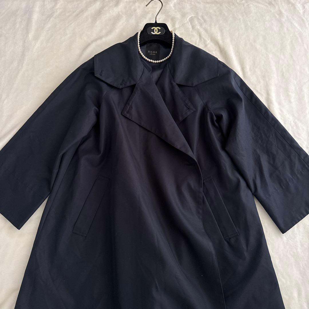 ハナ様　DAMA ダーマコレクション ネイビー 撥水 コート 紺