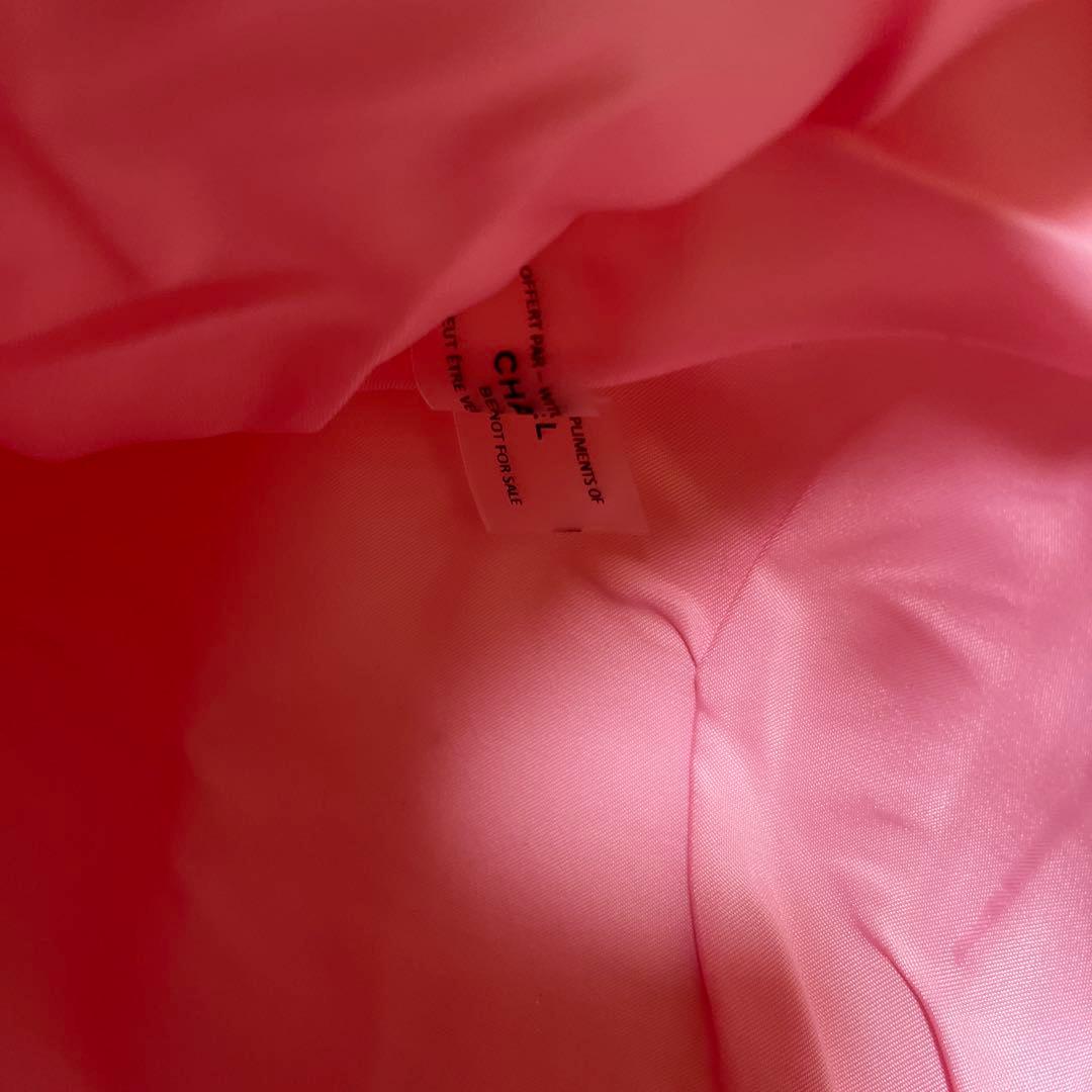 CHANEL ロゴプリント トートバッグ ピンク