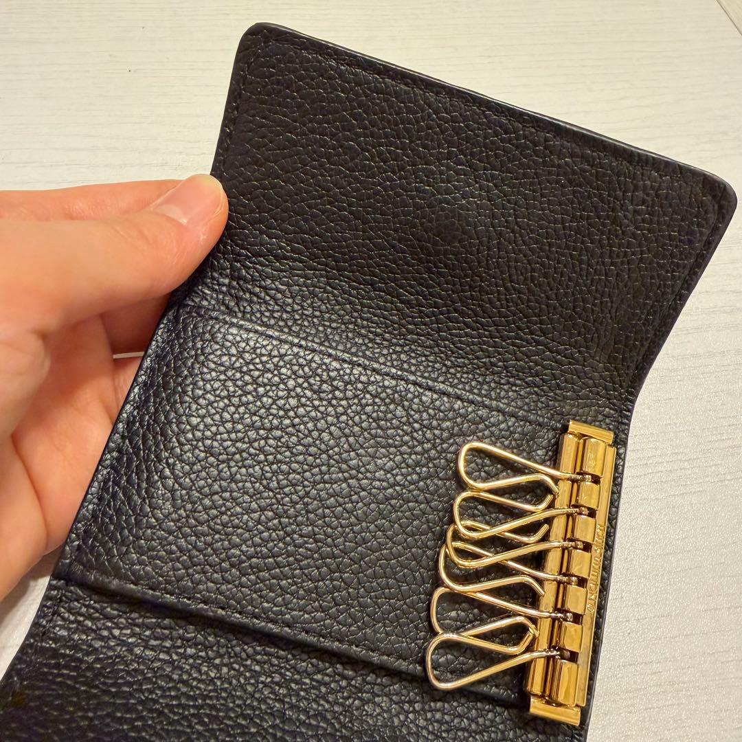 本日限定値下⚠️【LOUIS VUITTON】キーケースミュルティクレ6ブラック