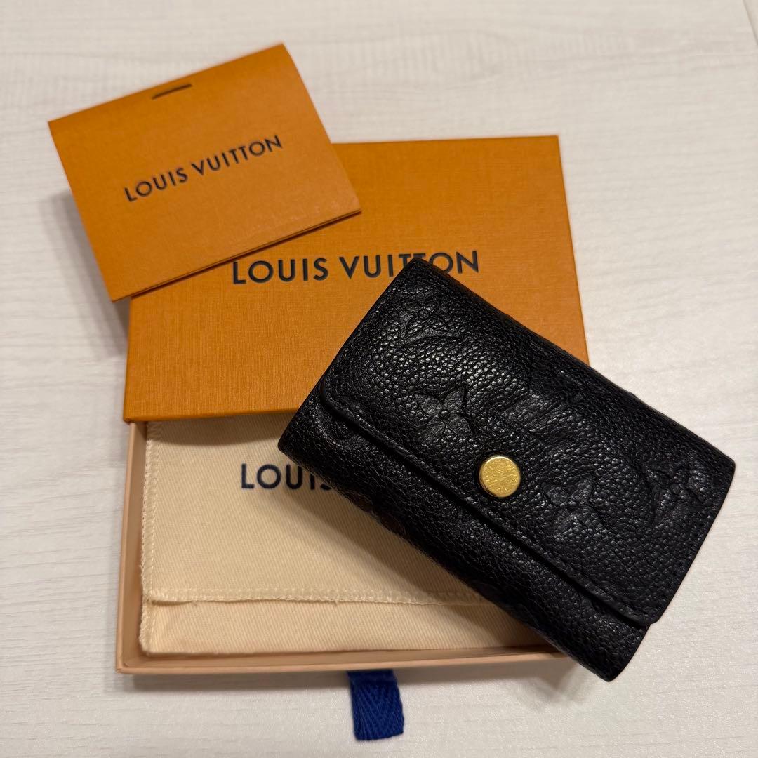 本日限定値下⚠️【LOUIS VUITTON】キーケースミュルティクレ6ブラック