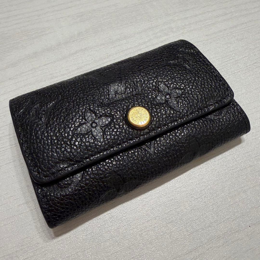 本日限定値下⚠️【LOUIS VUITTON】キーケースミュルティクレ6ブラック