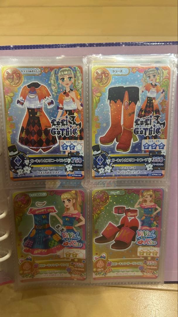 アイカツ 14年CP22枚、グレースブルーコーデ3枚