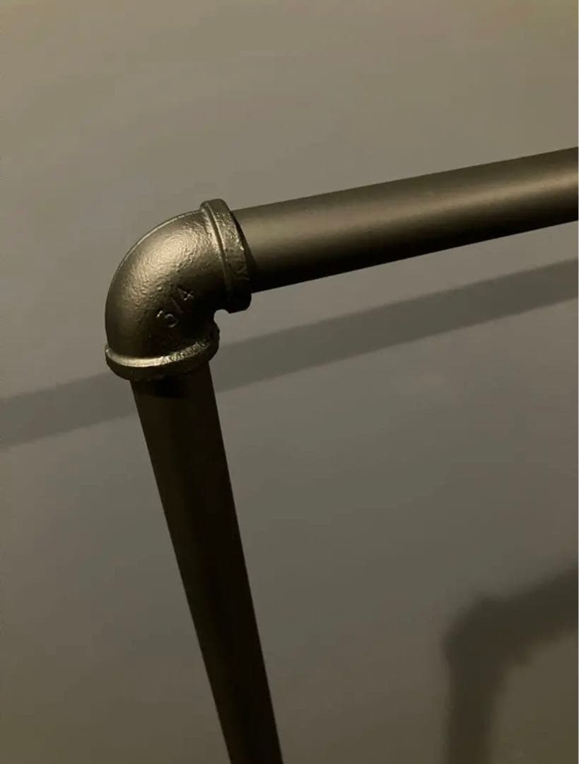 ガス管 ハンガーラック 150 パイプ アイアン 黒 店舗 什器