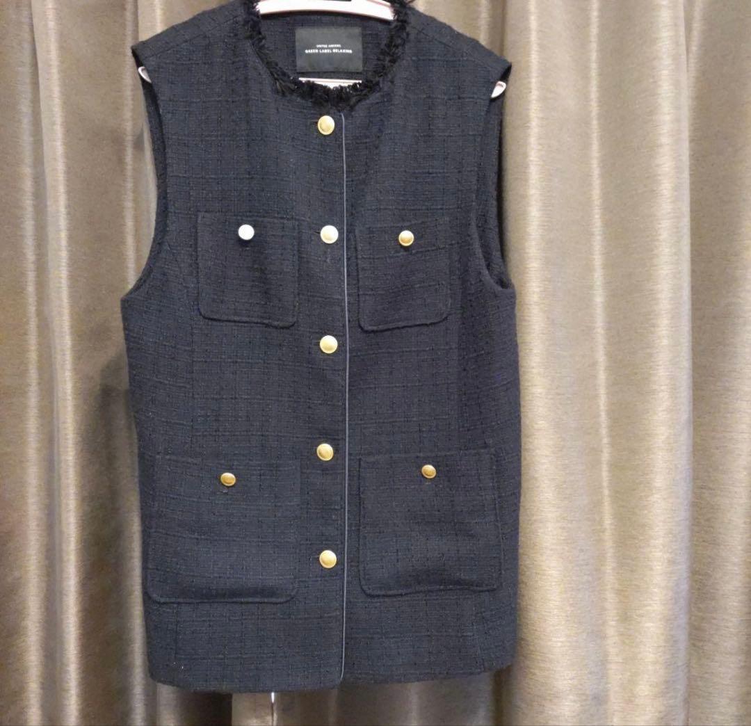 green label relaxing ツイードベスト ジレ 卒入園 VERY