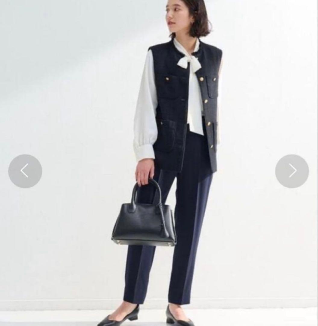 green label relaxing ツイードベスト ジレ 卒入園 VERY