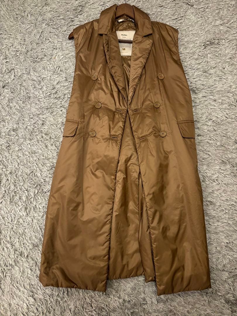 みかん　MaxMara The Cube ブラウンベスト