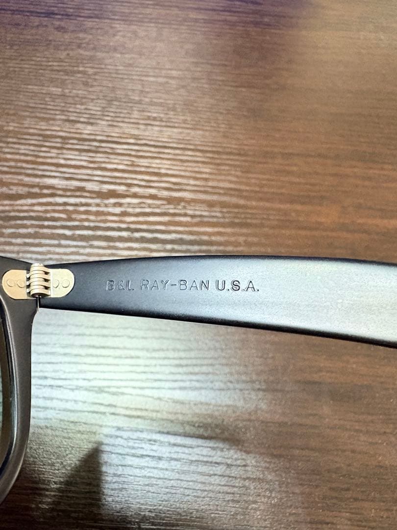 [希少ビンテージ]B&L RAY-BAN USA WAYFARER 5022