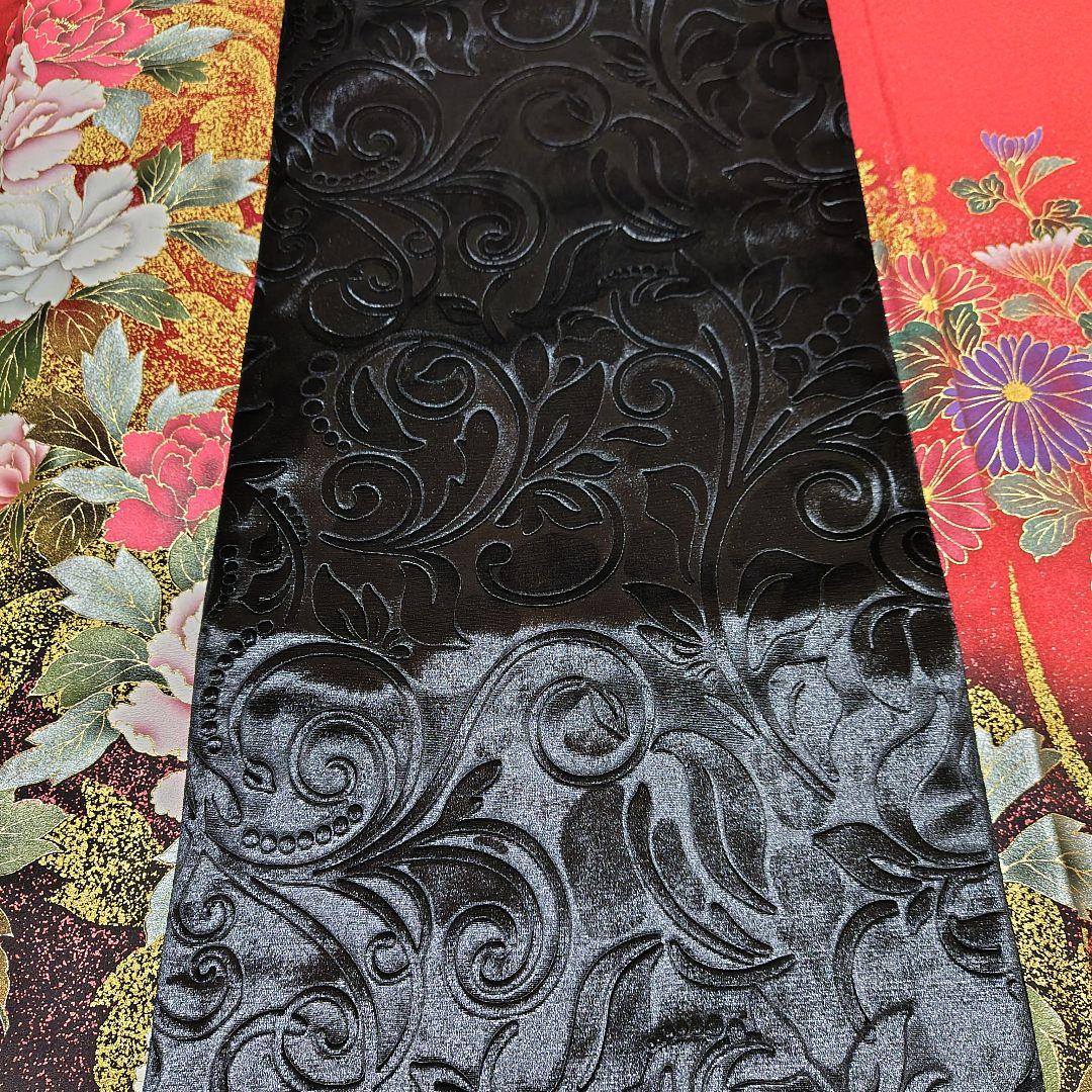 振袖フルセット(7点)・成人式・さがみ誂製・大輪牡丹・金銀彩加工・モダン・正絹