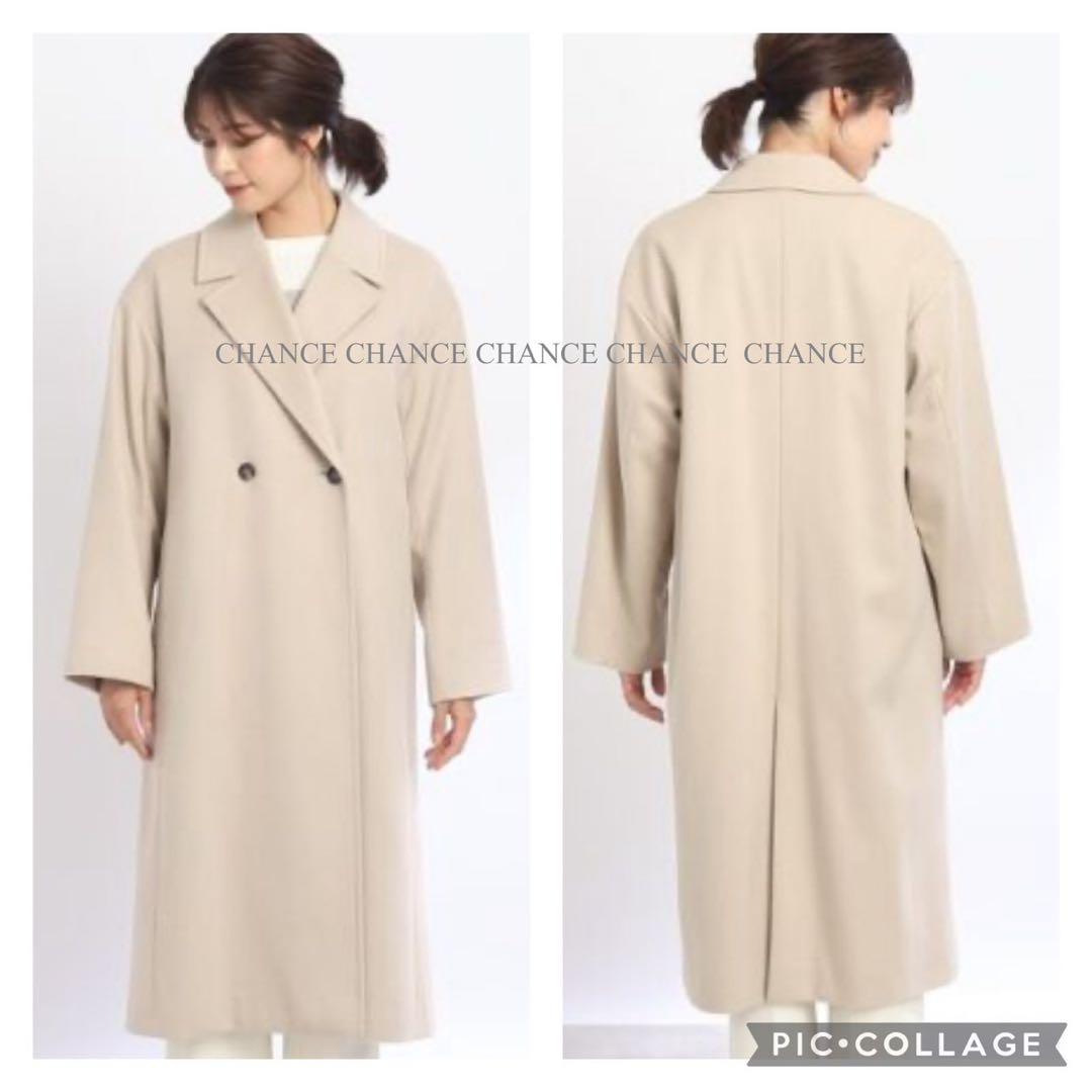 23AW 美品　リフレクト　ロングコート　カシミヤ混　チェスターコート　11