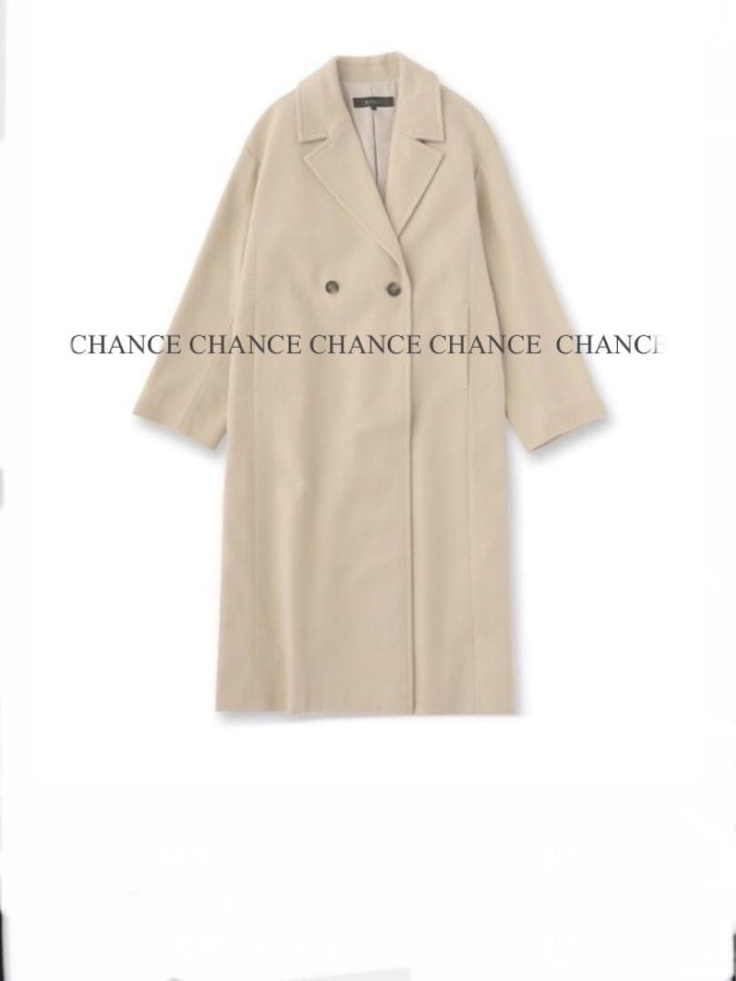 23AW 美品　リフレクト　ロングコート　カシミヤ混　チェスターコート　11