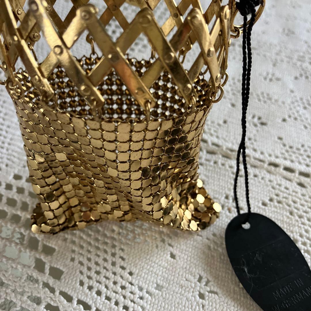 スパンコール　ゴールド メッシュデザイン ケース（ヴィンテージ）