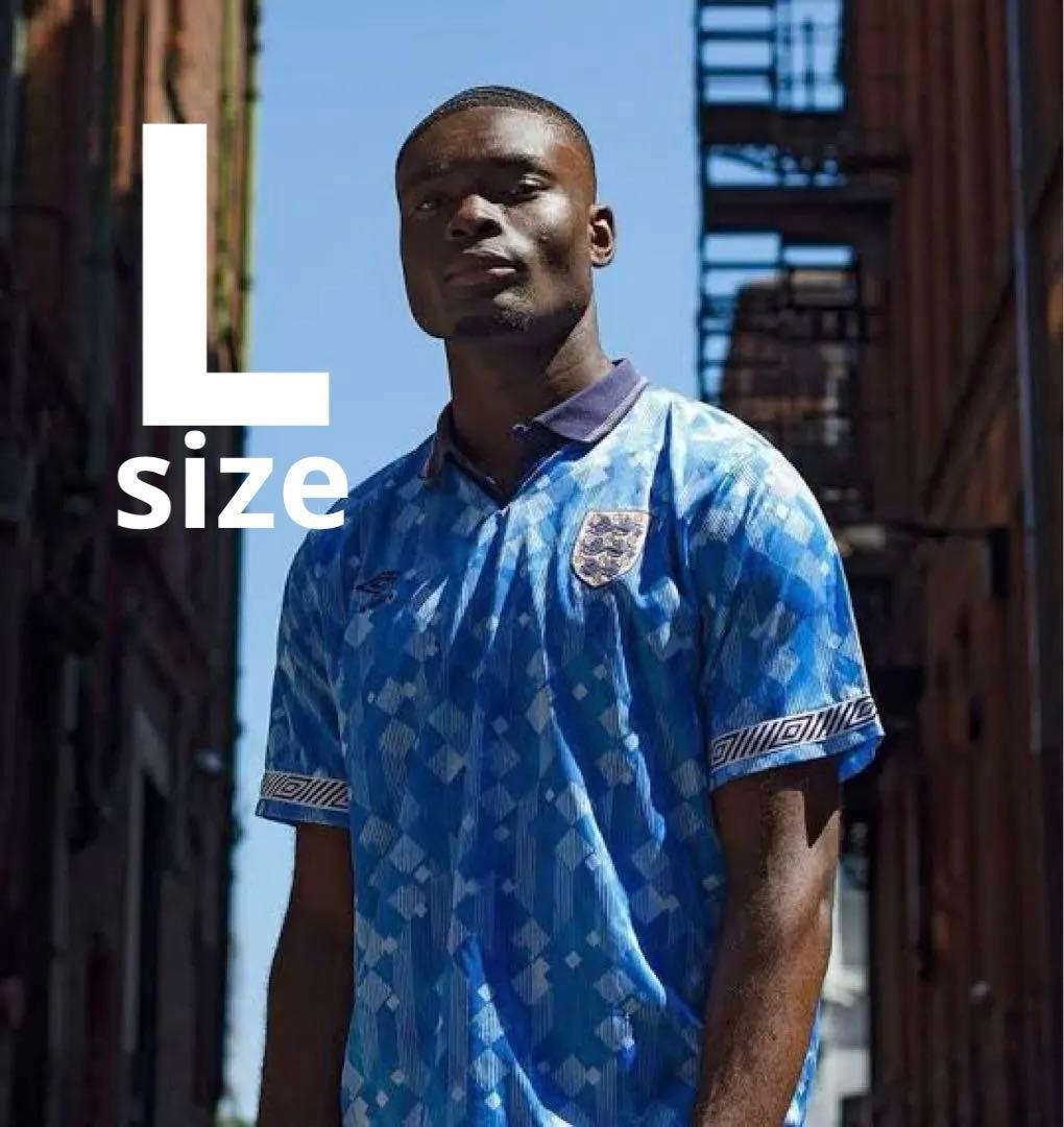 【新品】アンブロ イングランド代表 ユニフォーム 90-92 3rd 半袖 L