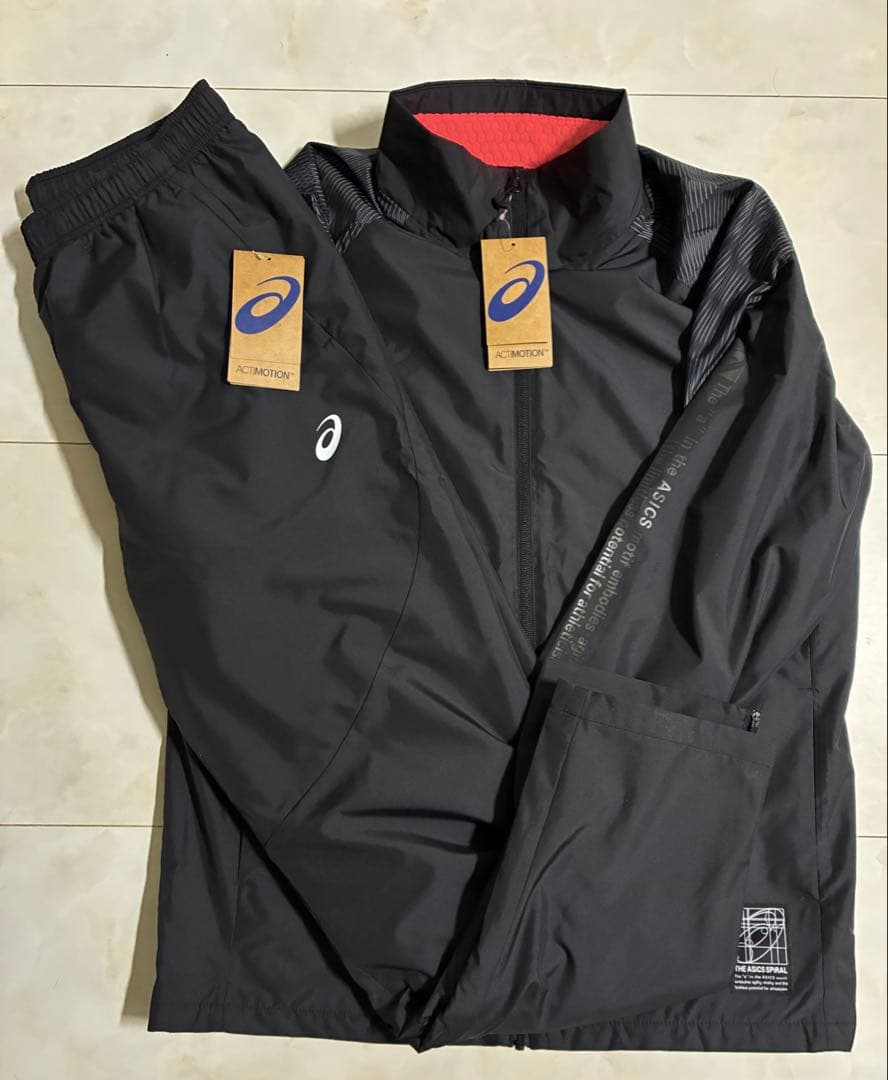 T*E様 【新品】ASICS/裏トリコットグラフィックウインドブレーカージャケッ