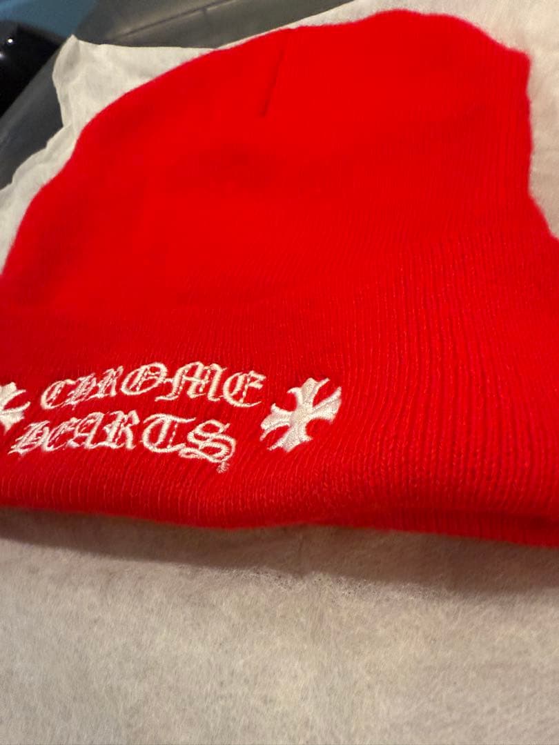 クロムハーツ ウールワッチキャップ CHプラス刺繍ニットキャップ 帽子
