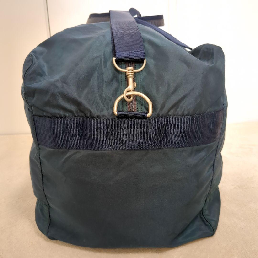 PRADA ボストンバッグ 2way ネイビー 三角ロゴ テスートナイロン