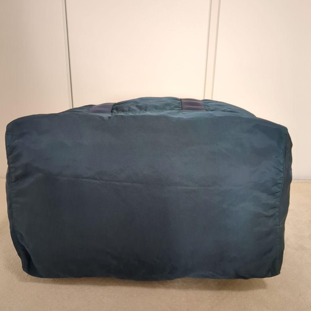 PRADA ボストンバッグ 2way ネイビー 三角ロゴ テスートナイロン