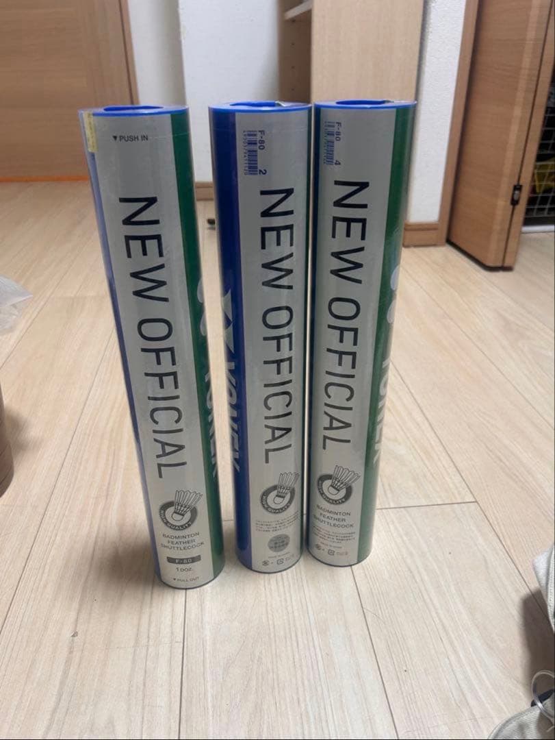 YONEX Newofficialバドミントンシャトル 3本セット