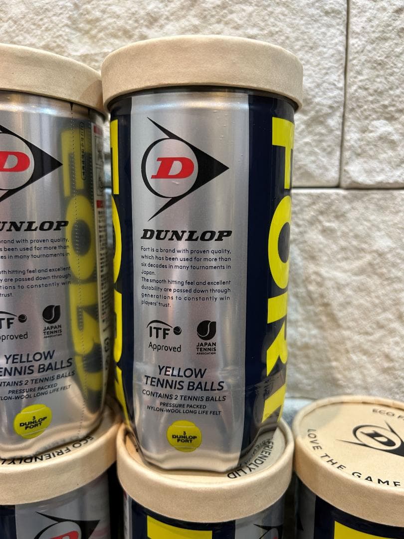 【全て未開封】DUNLOP ダンロップ 硬式テニスボール FORT 14ボトル