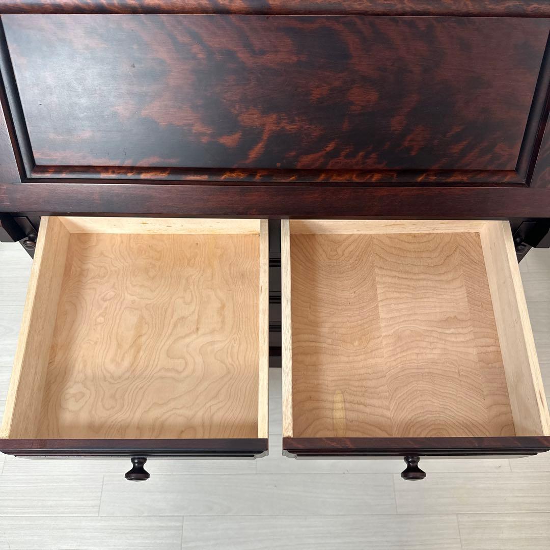 和光 ライティングビューロー デスク 学習机 書斎机 勉強机 樺材 ※i4※