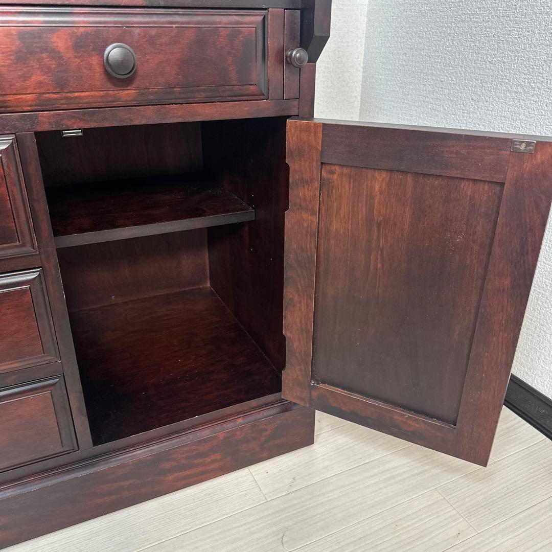 和光 ライティングビューロー デスク 学習机 書斎机 勉強机 樺材 ※i4※