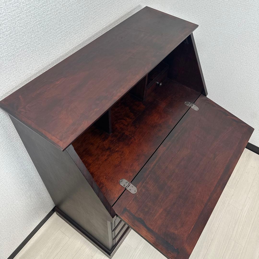 和光 ライティングビューロー デスク 学習机 書斎机 勉強机 樺材 ※i4※