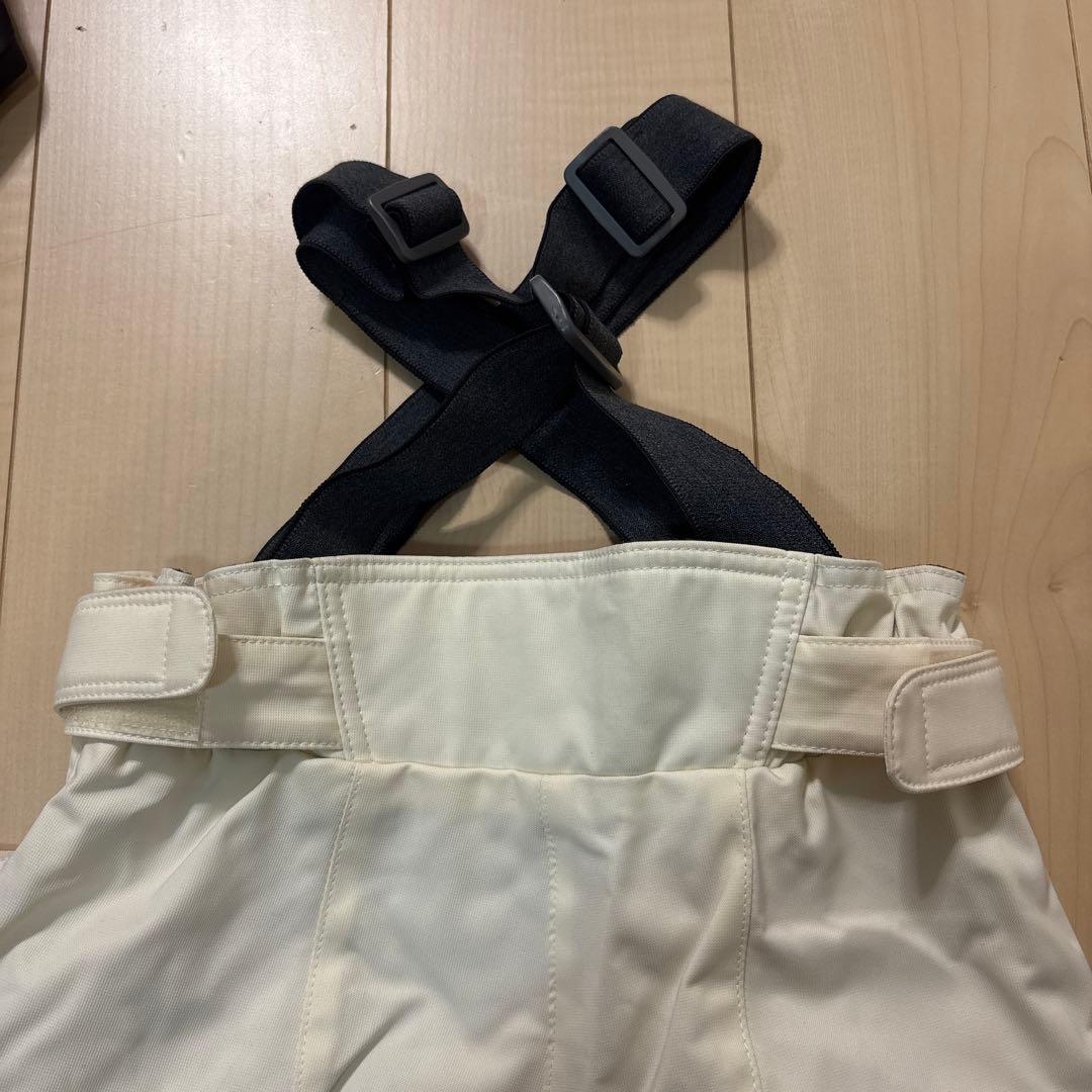 美品 ellesse スキー スノボー 上下セット Sサイズ ブラウン×白系