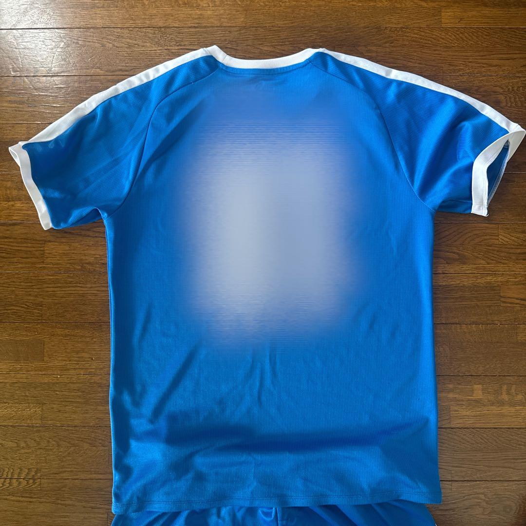 飯塚高校ユニ青 サッカー半袖上下セット